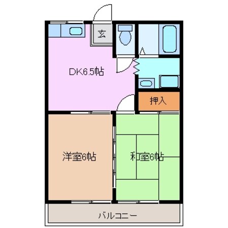 小平ハイツの物件間取画像